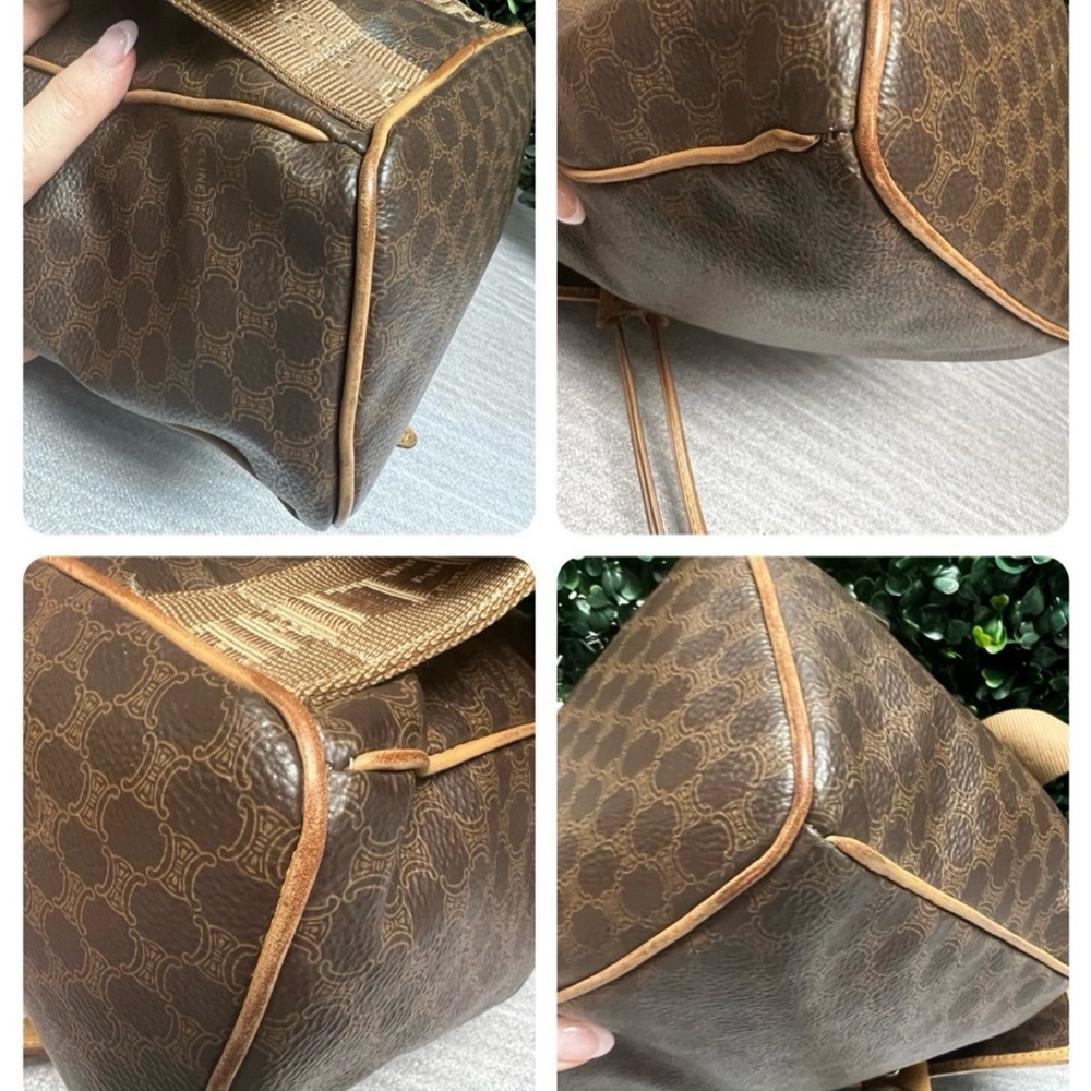 Celine Tan and Brown Backpack with Luxurious Design (SMALL) - Picture 5 of 13